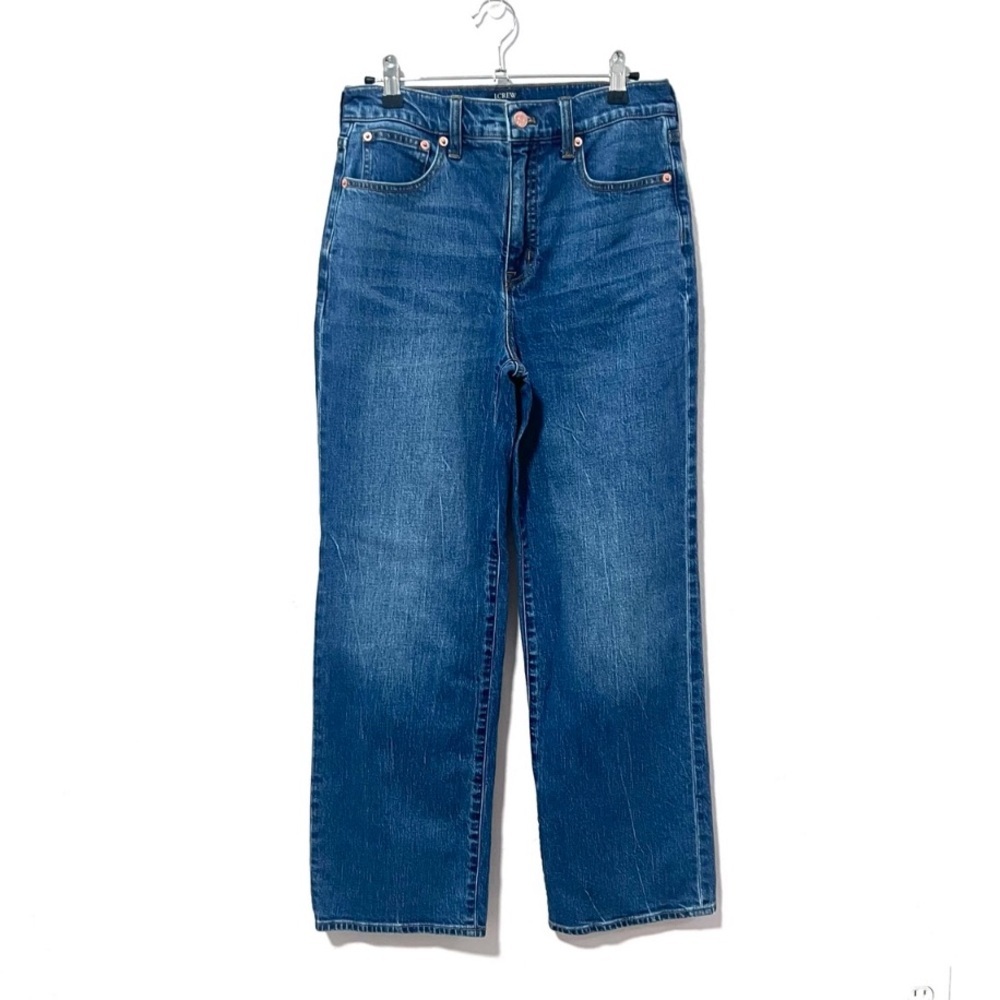 J. Crew Blue full‎ length Straight Leg Jeans Comfortable Fit 27